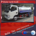 DFAC stainless steel water trucks for drinking water , 3-5m3 water tanker trucks for sale